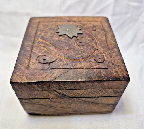Small wooden jewelry - box, with
