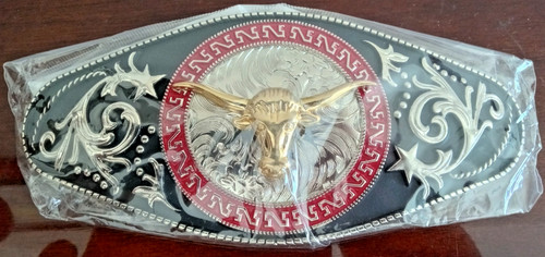 Cowboy belt buckle - buckle, rodeo