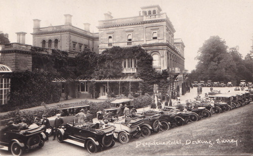 Rppc 1928 motoring early - -,