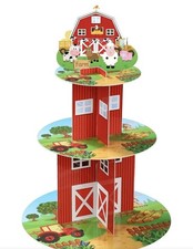 3 Tier Farm Yard Cupcake Stand