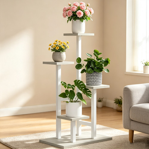 4tier metal plant stand home - 4tier,