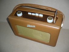 Vintage Roberts Revival R250  FM/MW/LW Portable Radio, brown.