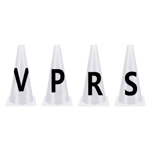 Material dressage cones set - material,
