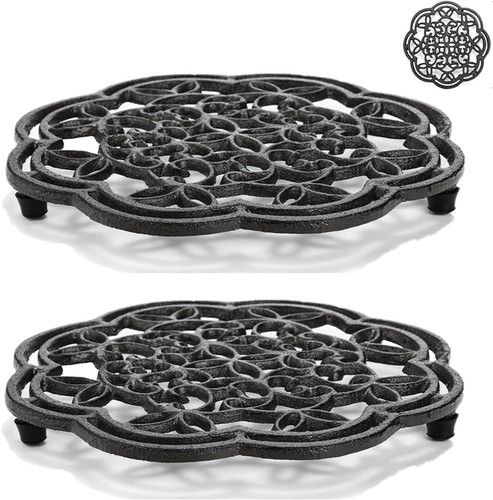 Pack cast iron trivet - pack,