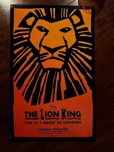 Disney lion king poster - disney, lyceum