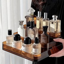 3 Tier Perfume Shelf Makeup Cosmetic Table Organizer Storage Rack Display Stand
