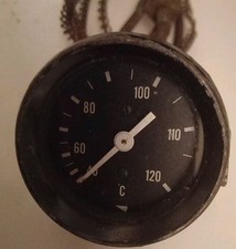 Vintage Yazaki 2" Mechanical  Temperature Gauge and Sensor