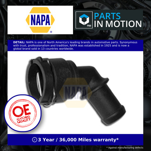 Coolant flange pipe - coolant, fits
