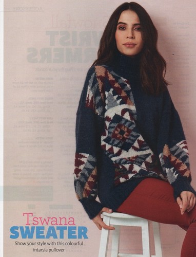 Tswana intarsia colorwork - intarsia,