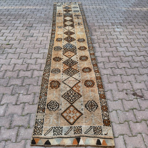Vintage turkish oushak rug - vintage,