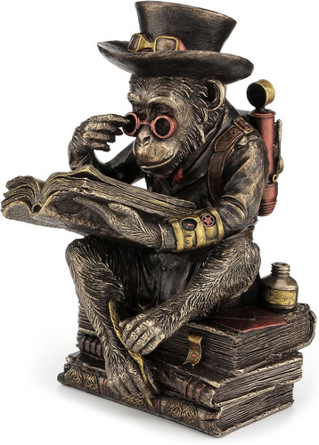 Steampunk chimpanzee - steampunk,