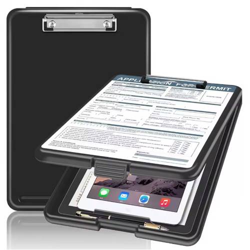 Clipboard with storage case - with,