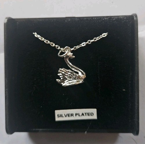 Silver plated solid swan - plated,