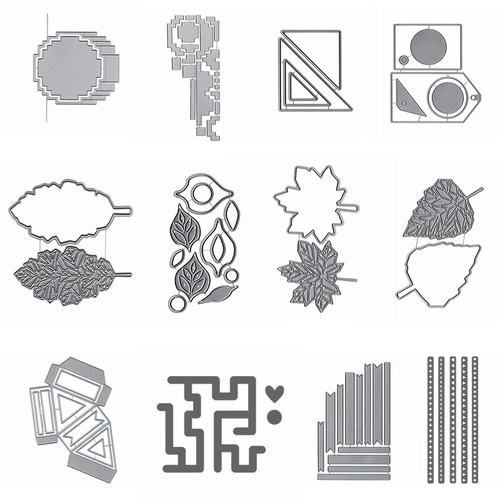 Leaves frame tags metal - tags,