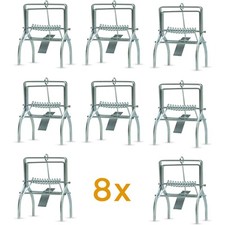 Mole Vole Claw Scissor Traps Heavy Duty Professional Quick Traps Kill Fast Metal