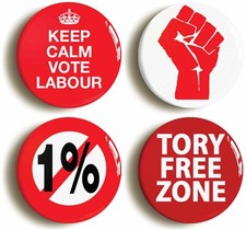 LABOUR ACTIVIST BADGE SET