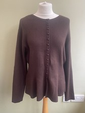 M&S Chocolate Brown Ribbed