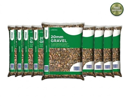 20mm natural garden gravel - garden,