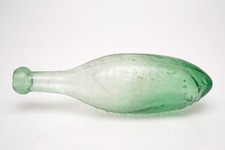 Vintage Glass Torpedo Bottle – Edwin Bing, Chemist, Canterbury. Victorian Bottle