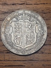 1909 Half Crown – High Grade