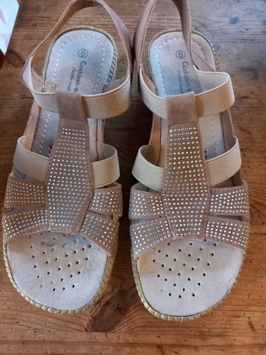 Ladies cushion walk sandals - ladies,