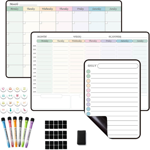 Magnetic weekly planner - magnetic,