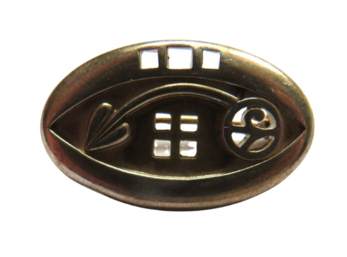Sterling silver ladies brooch - silver,