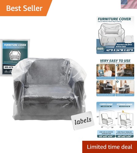 Clear plastic moving chair - moving,