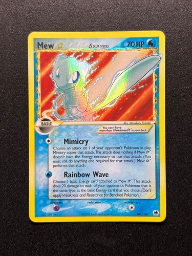Pokémon mew gold star delta - mew,
