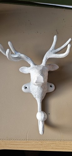 Deer stag head wall hook - deer,