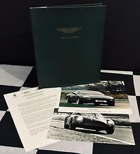 1998 ASTON MARTIN & GOODWOOD PRESS PACK KIT BROCHURE DB7 & DB4 GT ZAGATO