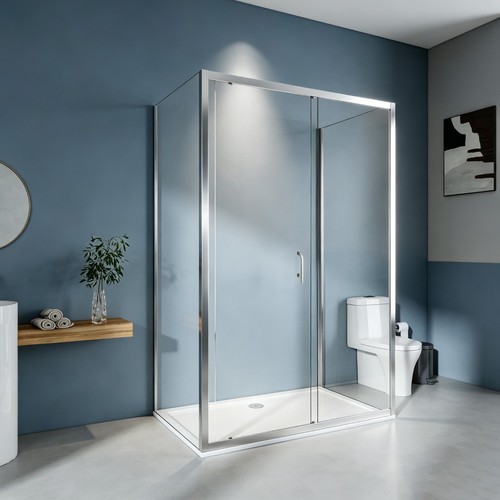 Sliding shower enclosure door - sliding,