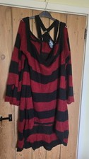 Killstar Red Black Striped