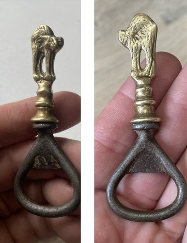 Vintage brass scaredy cat - vintage,