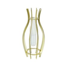 Table Vase Clear Glass Tube