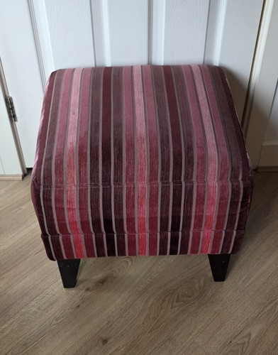Next striped footstool - striped, ottoman