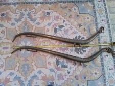  Antique Heavy  Horse Hames  Pair No 2 Double Cased   Brass 