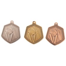 Cricket Falcon Medal Bronze Silver Gold Medals with Ribbons + Optional Engraving