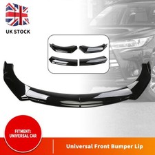 Glossy Front Bumper Lower Splitter Spoiler Chin Lip For Audi A1 A3 S3 A4 A6 8V M