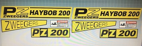 Haybob 200 stickers - pz, /