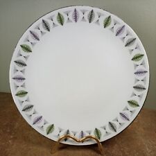 Vintage 1960s, Ridgway 'Fanfare' White Mist, 25cm Dinner Plate