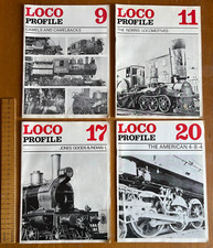 LOCO PROFILE NUMBERS 9 11 17 20 Camels Norris Jones Goods & Indian L US 4-8-4
