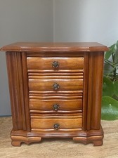 Wooden jewellery cabinet with - wooden,