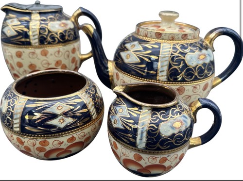 Antique 1900 stone ware imari - antique,