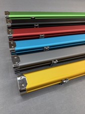 Slim Alloy One Piece Cue Case – Holds Two Cues