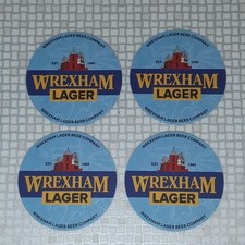 4x Wrexham Lager Beer Mats