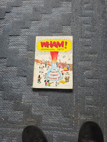 Wham 1970 annual hardback book - wham,