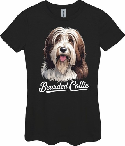 Bearded collie ladies shirt - collie, t