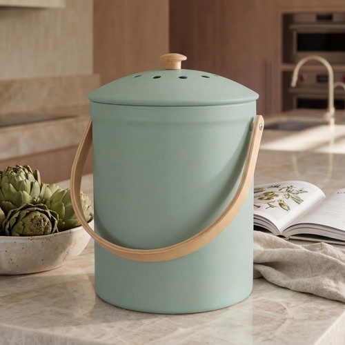 Beautiful kitchen compost bin - kitchen,