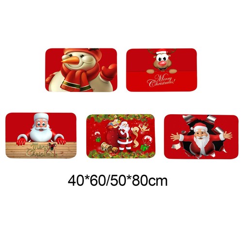 Christmas bathroom floor - christmas, mat